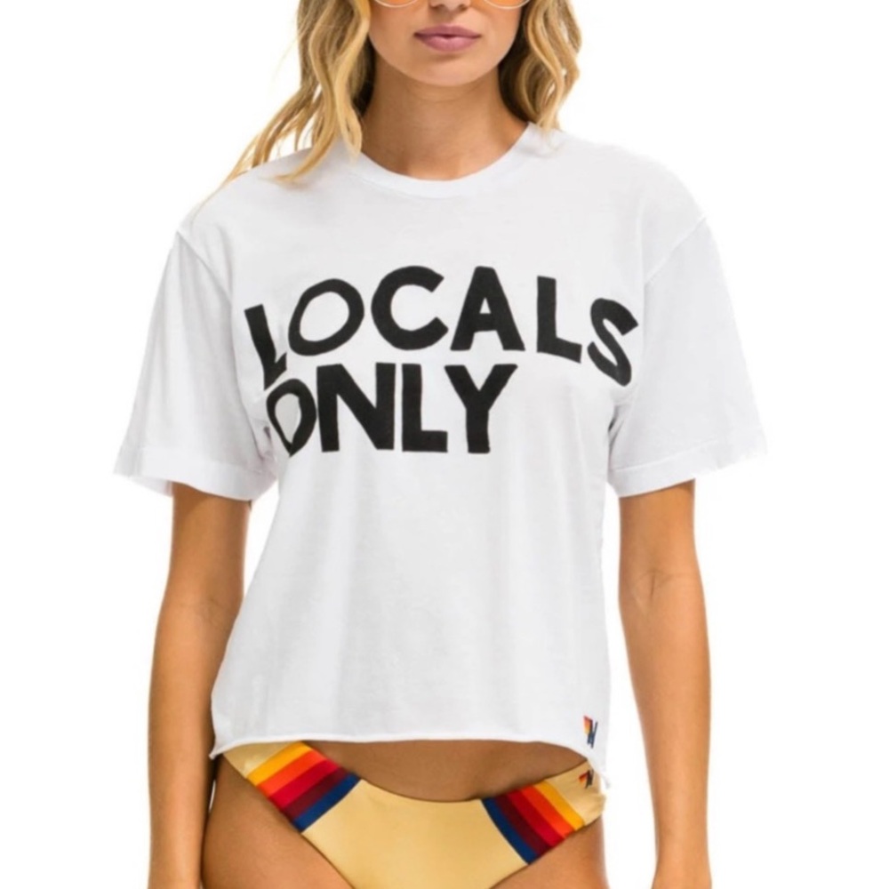 Locals Only boyfriend tee new without tags sz large